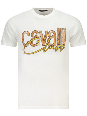 CAVALLI CLASS T-SHIRT MANICHE CORTE UOMO BIANCO