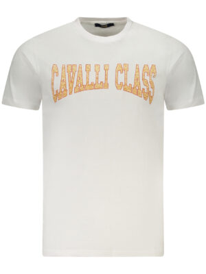 CAVALLI CLASS T-SHIRT MANICHE CORTE UOMO BIANCO