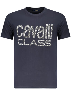 CAVALLI CLASS T-SHIRT MANICHE CORTE UOMO BLU