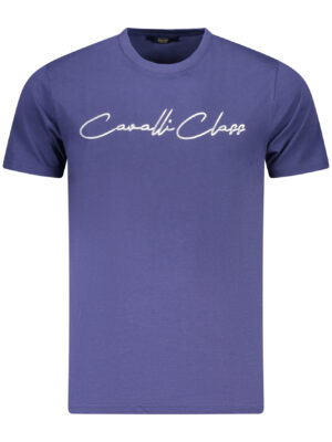 CAVALLI CLASS T-SHIRT MANICHE CORTE UOMO BLU