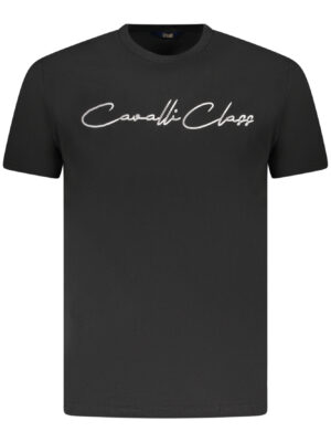 CAVALLI CLASS T-SHIRT MANICHE CORTE UOMO NERO