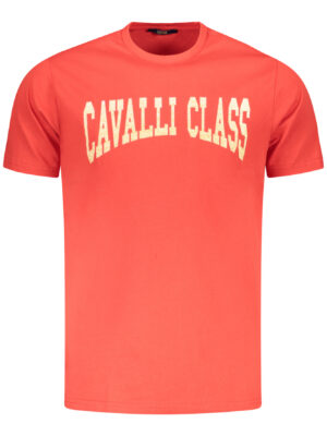 CAVALLI CLASS T-SHIRT MANICHE CORTE UOMO ROSSO